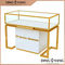 Витрина золота щетки Шиннинг белая деревянная для дизайна индивидуального обслуживания ювелирных изделий