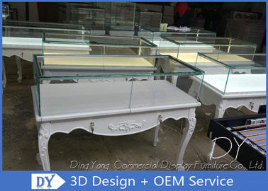 3D дизайн деревянное стекло ювелирные изделия Витрина с замком Размер 1200X550X950MM