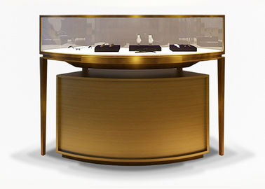 Luxury Veneer Stainless Steel Jewelry Shop Витрины для ювелирных изделий / Витрины для ювелирных изделий