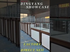 Специально изготовленный высококачественный безрамный ювелирный дисплейный шкаф